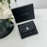 Chanel Original Women's Wallet Authentic Caviar Leather Luxury