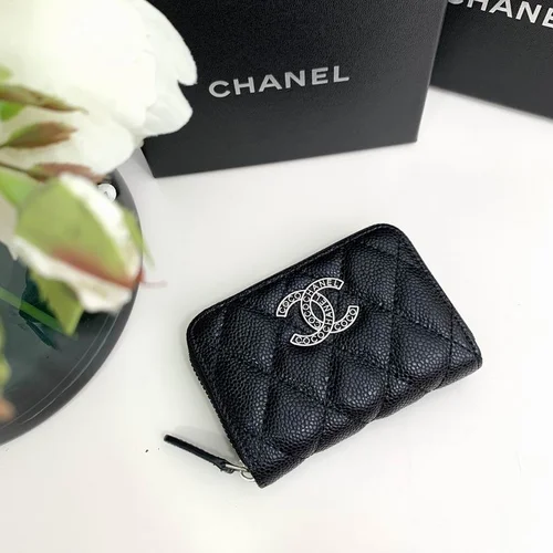 Chanel Original Women's Wallet Authentic Caviar Leather Luxury