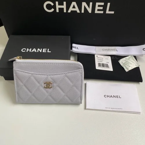 Chanel Original Women's Wallet Authentic Caviar Leather Luxury