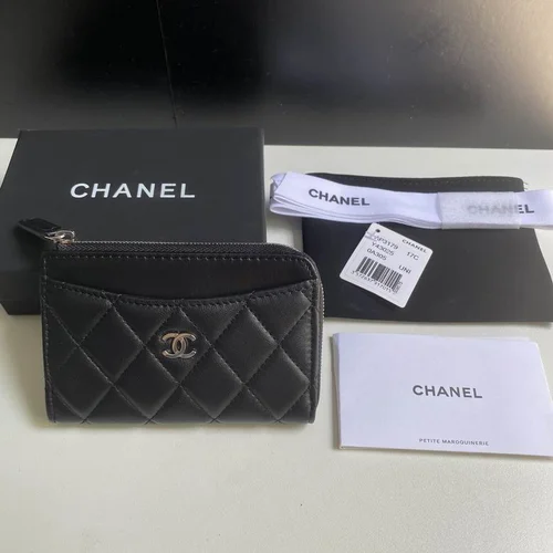 Chanel Original Women's Wallet Authentic Caviar Leather Luxury