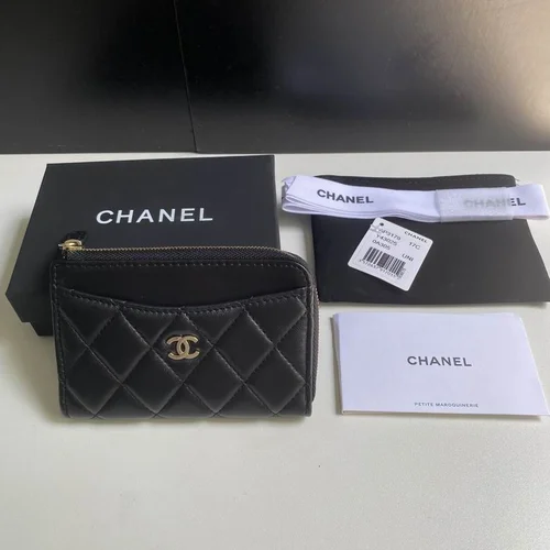 Chanel Original Women's Wallet Authentic Caviar Leather Luxury