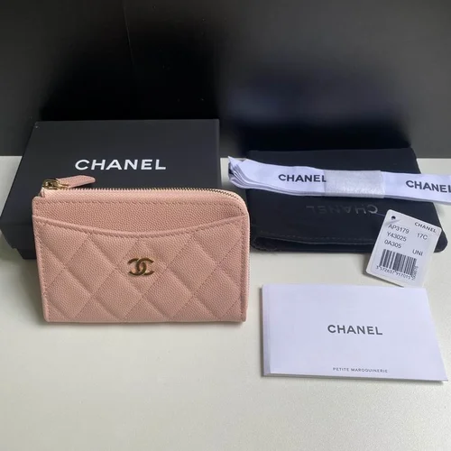 Chanel Original Women's Wallet Authentic Caviar Leather Luxury