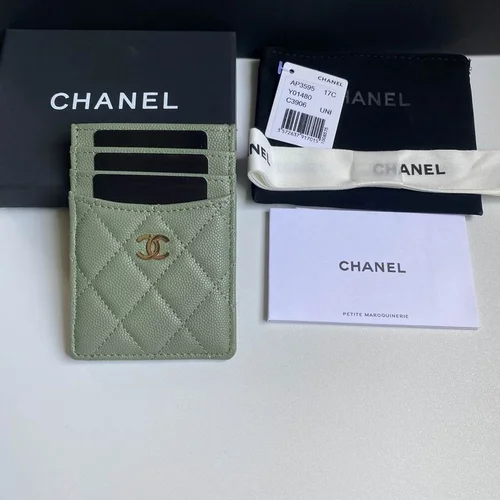 Chanel Original Women's Wallet Authentic Caviar Leather Luxury