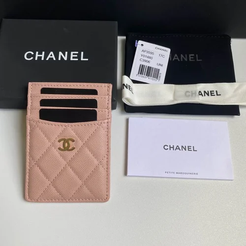 Chanel Original Women's Wallet Authentic Caviar Leather Luxury
