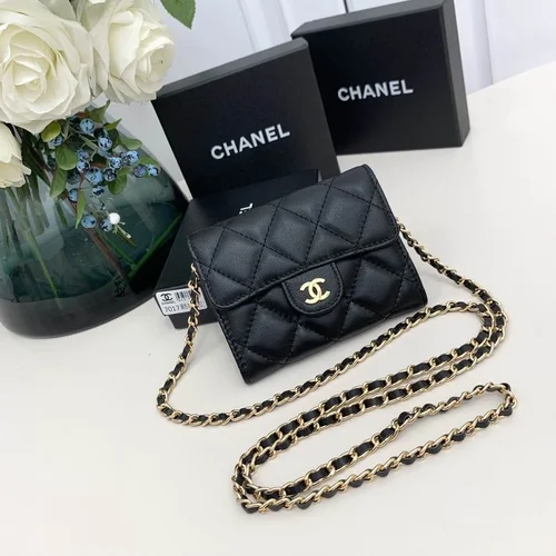 Chanel Original Women's Wallet Authentic Caviar Leather Luxury