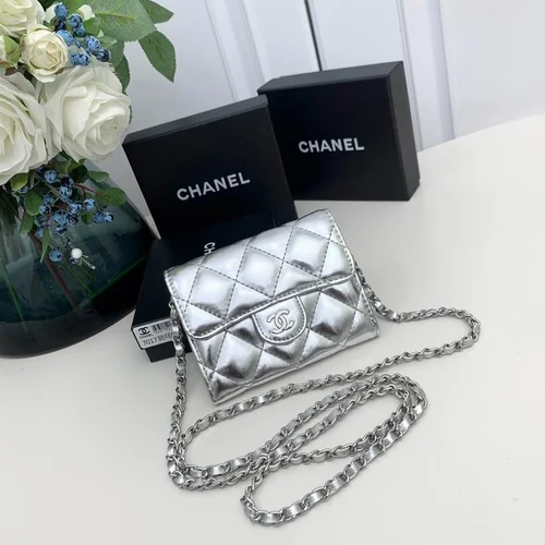 Chanel Original Women's Wallet Authentic Caviar Leather Luxury