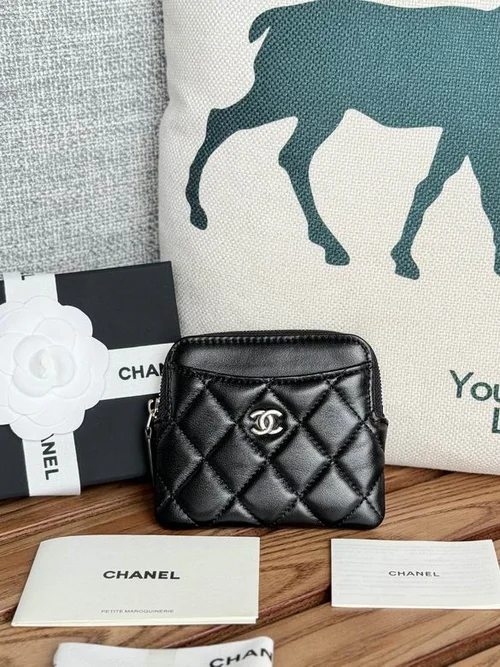 Chanel Original Women's Wallet Authentic Caviar Leather Luxury