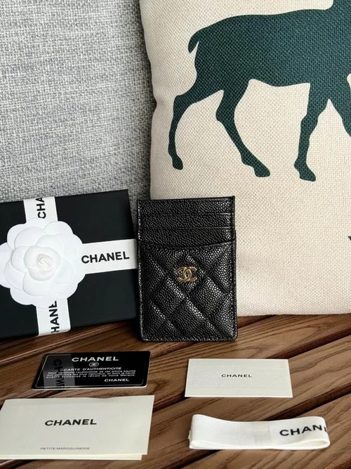 Chanel Original Women's Wallet Authentic Caviar Leather Luxury