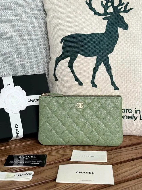 Chanel Original Women's Wallet Authentic Caviar Leather Luxury