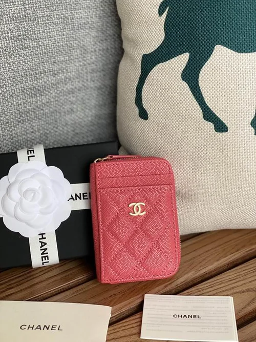 Chanel Original Women's Wallet Authentic Caviar Leather Luxury