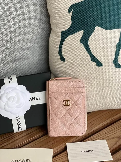 Chanel Original Women's Wallet Authentic Caviar Leather Luxury