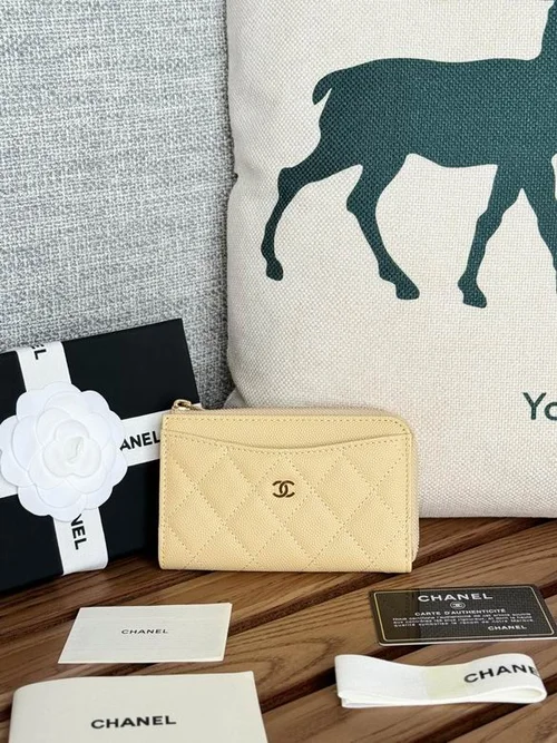 Chanel Original Women's Wallet Authentic Caviar Leather Luxury