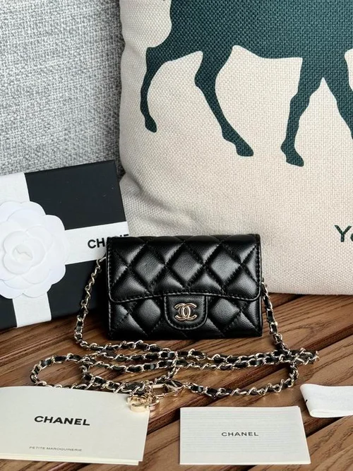 Chanel Original Women's Wallet Authentic Caviar Leather Luxury