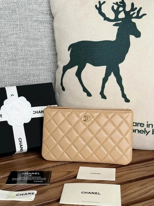 Chanel Original Women's Wallet Authentic Caviar Leather Luxury