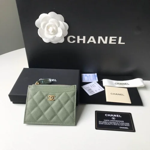 Chanel Original Women's Wallet Authentic Caviar Leather Luxury