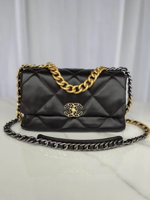 Chanel 19 Original Flap Bag Medium Authentic Quilted Luxury