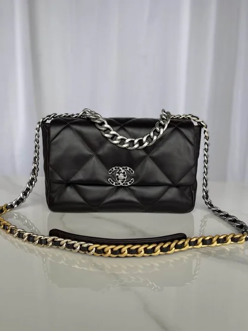 Chanel 19 Original Flap Bag Medium Authentic Quilted Luxury