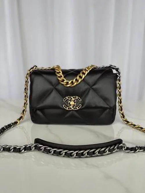 Chanel 19 Original Flap Bag Medium Authentic Quilted Luxury