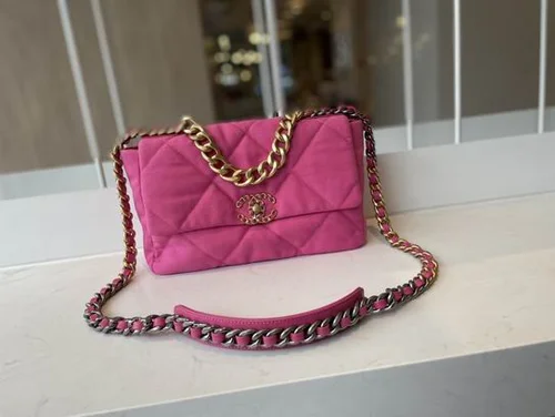 Chanel 19 Original Flap Bag Medium Authentic Quilted Luxury