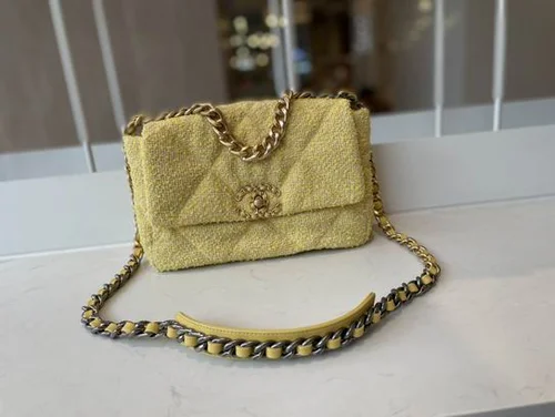 Chanel 19 Original Flap Bag Medium Authentic Quilted Luxury