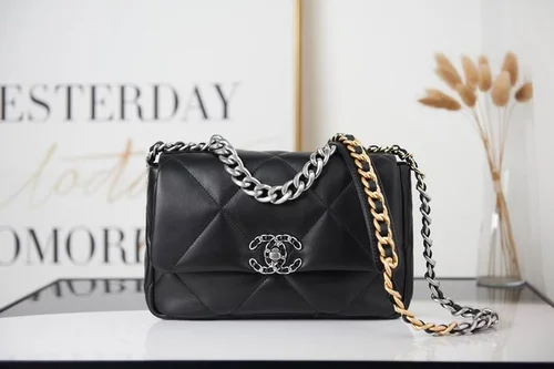 Chanel 19 Original Flap Bag Medium Authentic Quilted Luxury