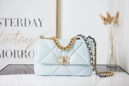 Chanel 19 Original Flap Bag Medium Authentic Quilted Luxury