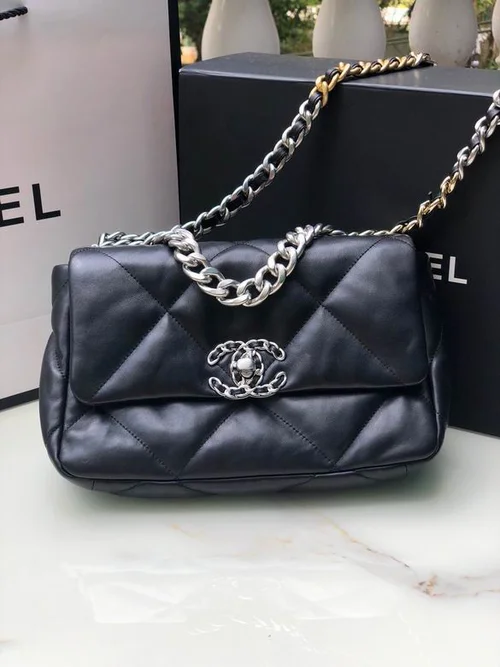 Chanel 19 Original Flap Bag Medium Authentic Quilted Luxury
