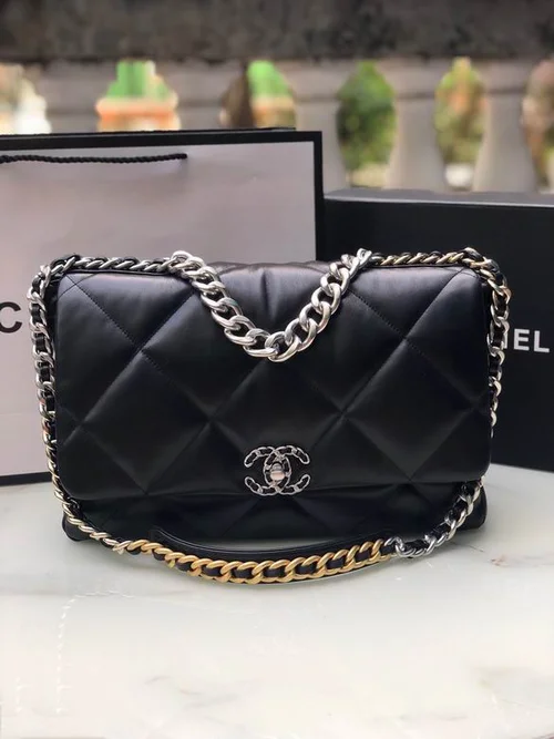 Chanel 19 Original Flap Bag Medium Authentic Quilted Luxury