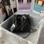 Chanel Original Bucket Bag Small Drawstring Authentic Luxury