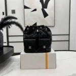 Chanel Original Bucket Bag Small Drawstring Authentic Luxury