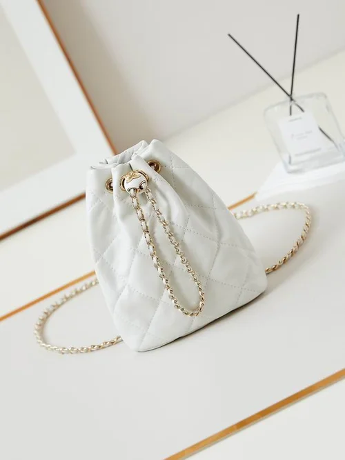 Chanel Original Bucket Bag Small Drawstring Authentic Luxury