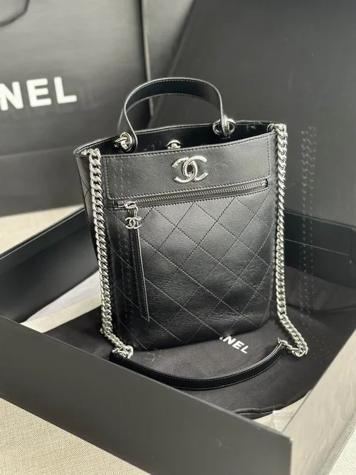 Chanel Original Bucket Bag Small Drawstring Authentic Luxury