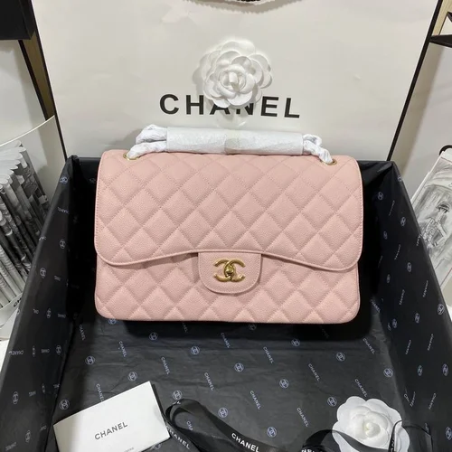Chanel Original Classic Flap CF Medium Authentic Caviar Luxury