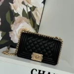 Chanel Original Le Boy Flap Bag Authentic Quilted Luxury
