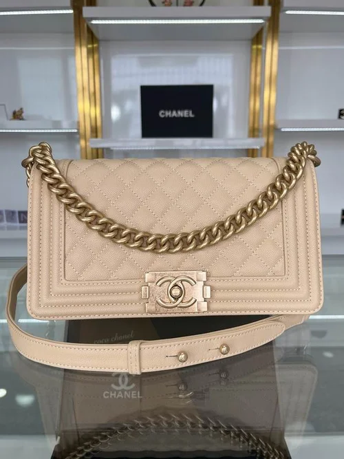 Chanel Original Le Boy Flap Bag Authentic Quilted Luxury