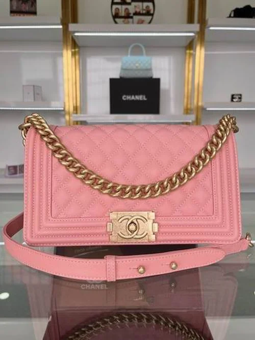 Chanel Original Le Boy Flap Bag Authentic Quilted Luxury