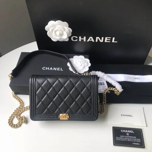 Chanel Original Le Boy Flap Bag Authentic Quilted Luxury
