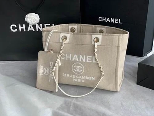 Chanel Original Large Shopping Tote Authentic Canvas Luxury