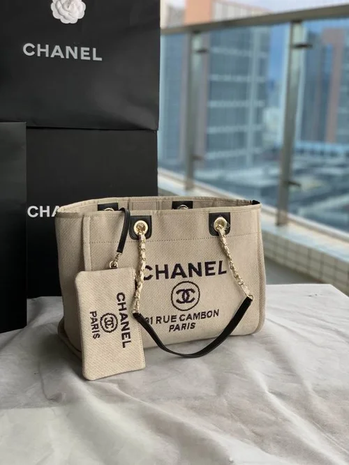 Chanel Original Large Shopping Tote Authentic Canvas Luxury