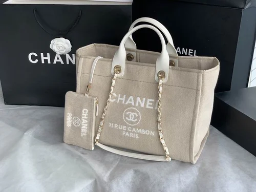 Chanel Original Large Shopping Tote Authentic Canvas Luxury