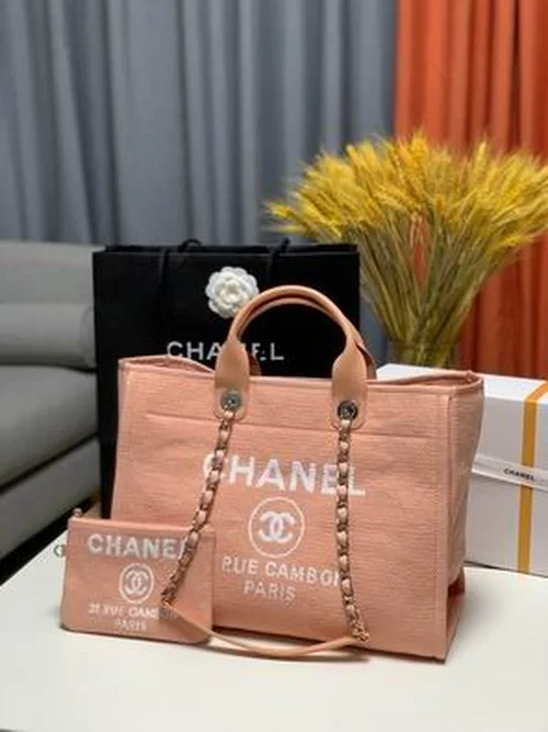 Chanel Original Large Shopping Tote Authentic Canvas Luxury