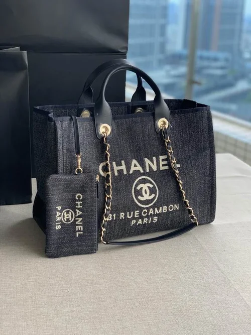 Chanel Original Large Shopping Tote Authentic Canvas Luxury