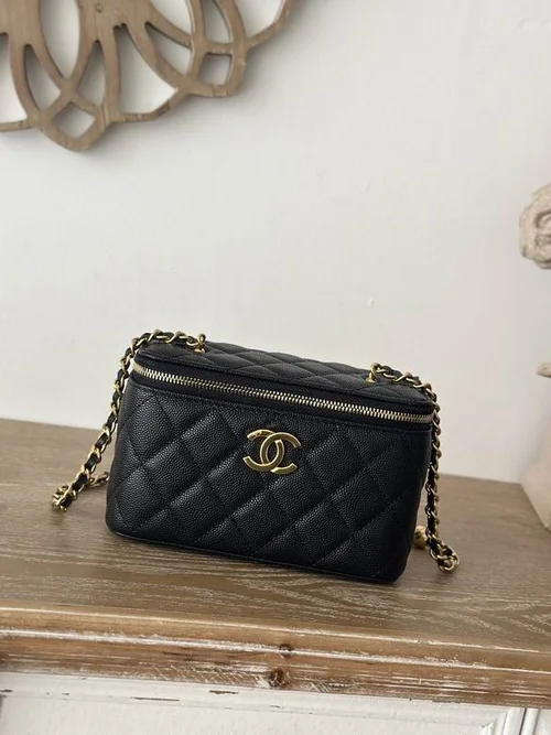 Chanel Original Beauty Cosmetic Bags Authentic Vanity Set