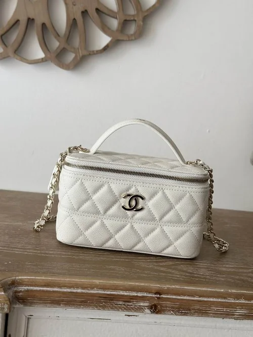Chanel Original Beauty Cosmetic Bags Authentic Vanity Set