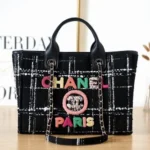 Chanel Original Beach Bag Large Tote Authentic Canvas Luxury