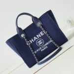 Chanel Original Beach Bag Large Tote Authentic Canvas Luxury