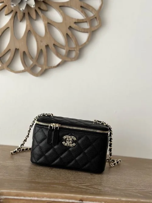 Chanel Original Beauty Cosmetic Bags Authentic Vanity Set