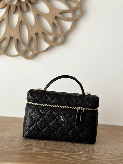 Chanel Original Beauty Cosmetic Bags Authentic Vanity Set