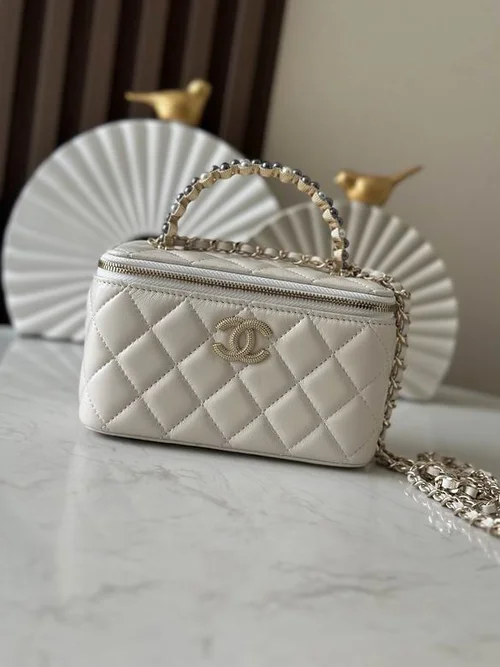 Chanel Original Beauty Cosmetic Bags Authentic Vanity Set