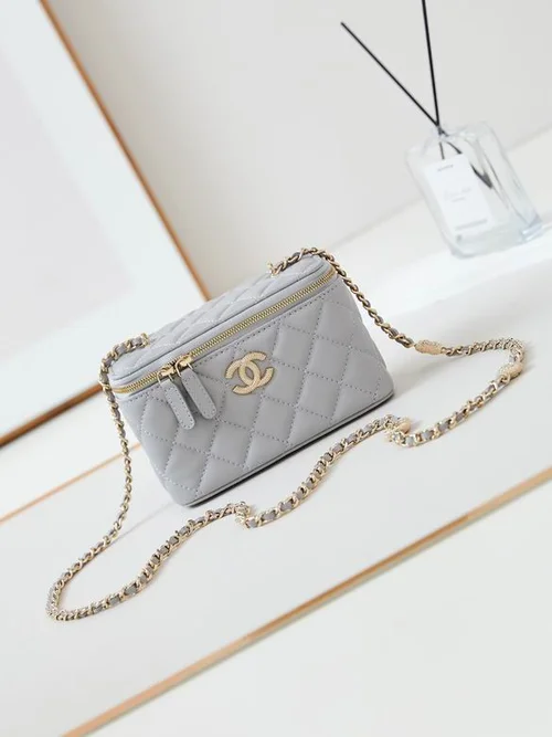 Chanel Original Beauty Cosmetic Bags Authentic Vanity Set